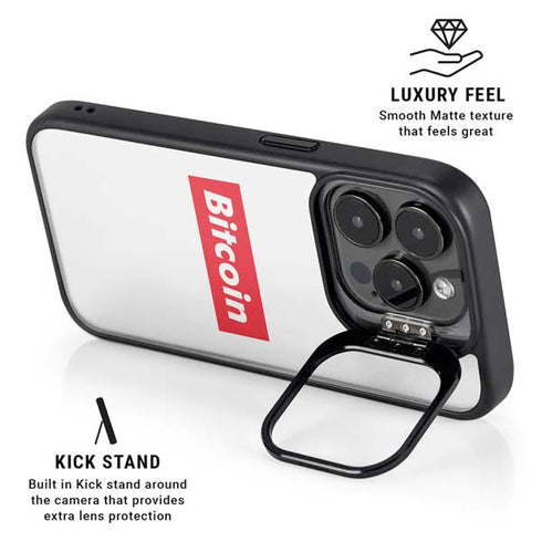 Bitcoin Crypto iPhone 16 Pro Kickstand Case