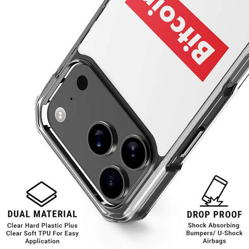 Bitcoin Crypto iPhone 18 Pro Clear Case