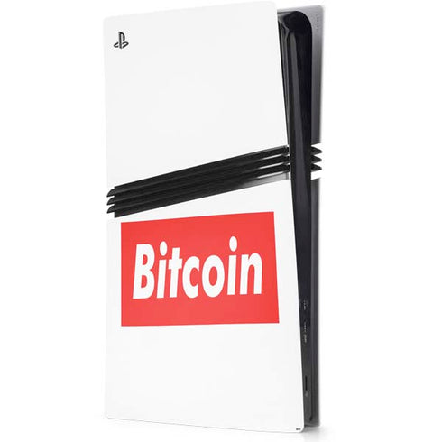 Bitcoin Crypto PS5 Pro Console Skin