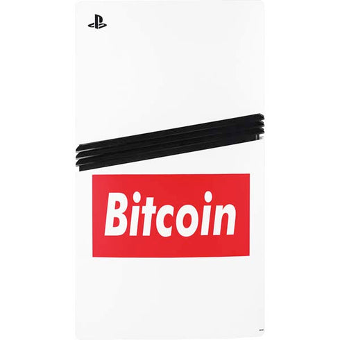 Bitcoin Crypto PS5 Pro Console Skin