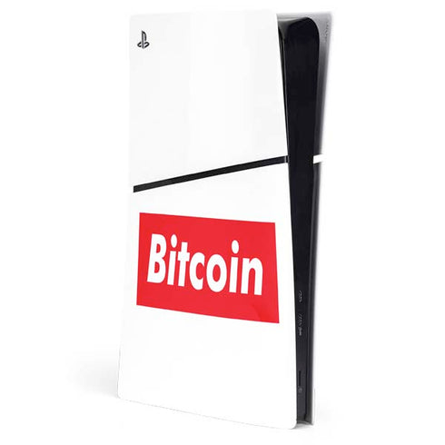 Bitcoin Crypto PS5 Slim Digital Edition Console Skin