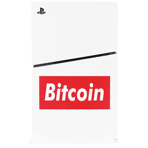 Bitcoin Crypto PS5 Slim Digital Edition Console Skin