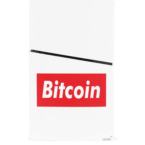 Bitcoin Crypto PS5 Slim Digital Edition Console Skin