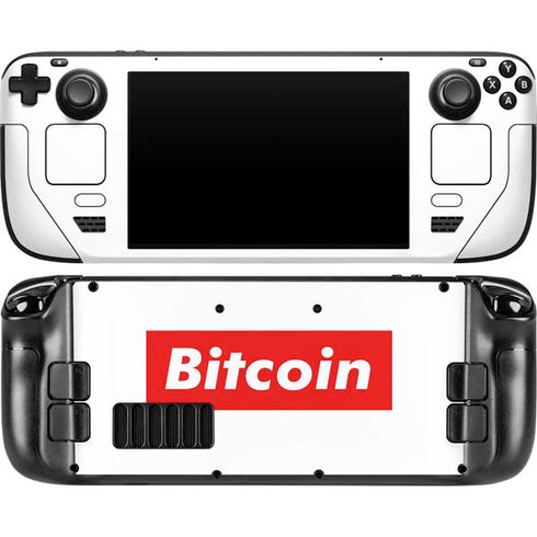 Bitcoin Crypto Steam Deck Handheld Gaming Computer OLED Skin