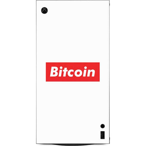 Bitcoin Crypto XBox Series X Digital Edition Console Skin