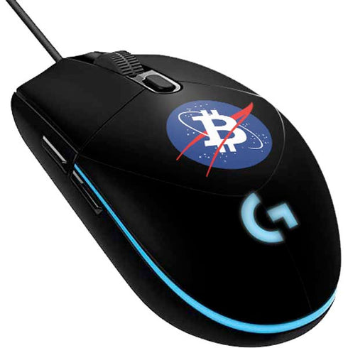 Bitcoin Logo G203 Prodigy RGB Wired Gaming Mouse Skin