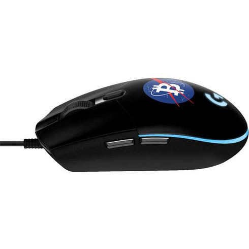 Bitcoin Logo G203 Prodigy RGB Wired Gaming Mouse Skin