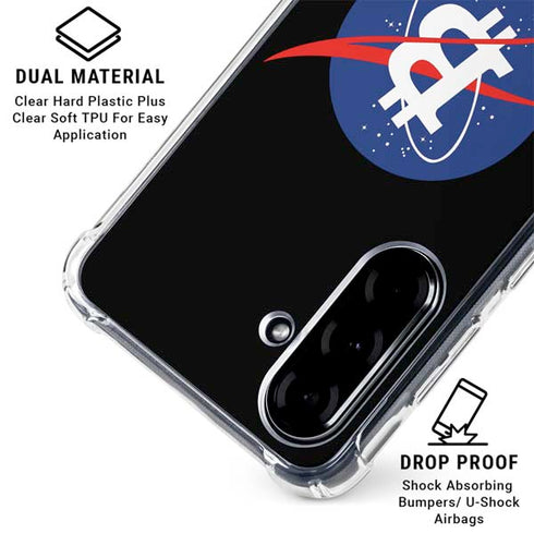 Bitcoin Logo Galaxy A36 5G Clear Case