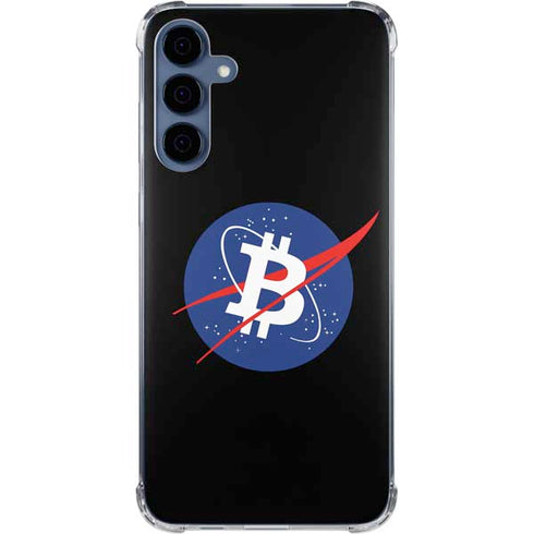 Bitcoin Logo Galaxy A55 5G Clear Case