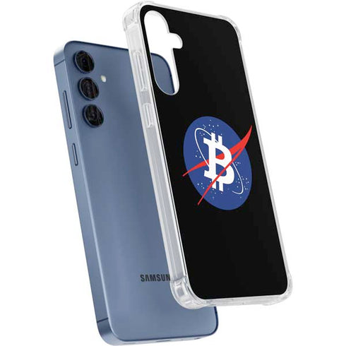 Bitcoin Logo Galaxy A55 5G Clear Case