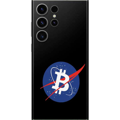 Bitcoin Logo Galaxy Skins