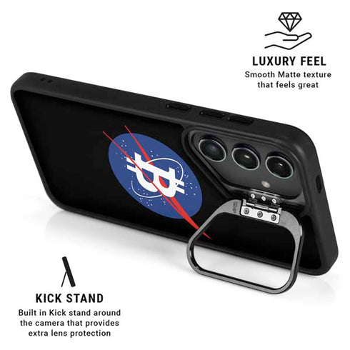 Bitcoin Logo Galaxy S25 Kickstand Case