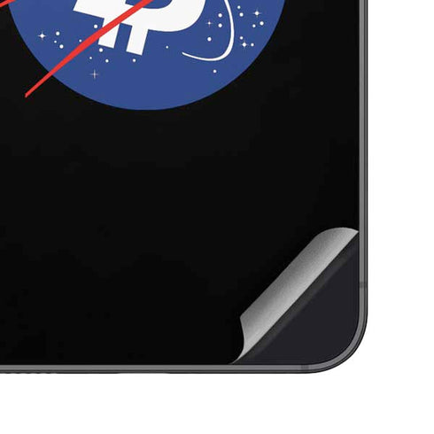 Bitcoin Logo Galaxy S25 Plus Skin