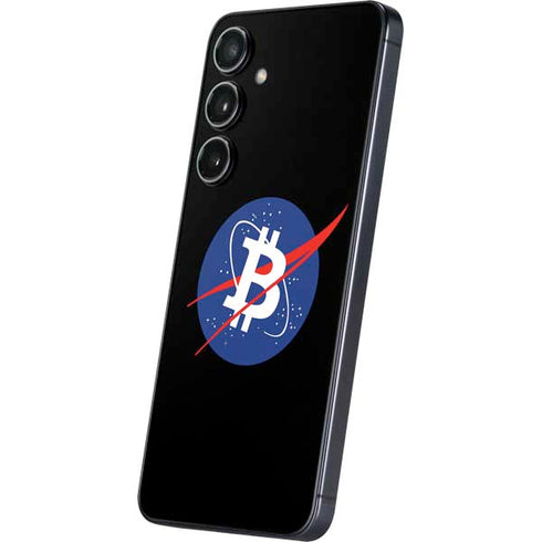 Bitcoin Logo Galaxy S24 Skin