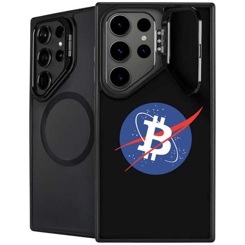 Bitcoin Logo Galaxy S25 Ultra Kickstand Case
