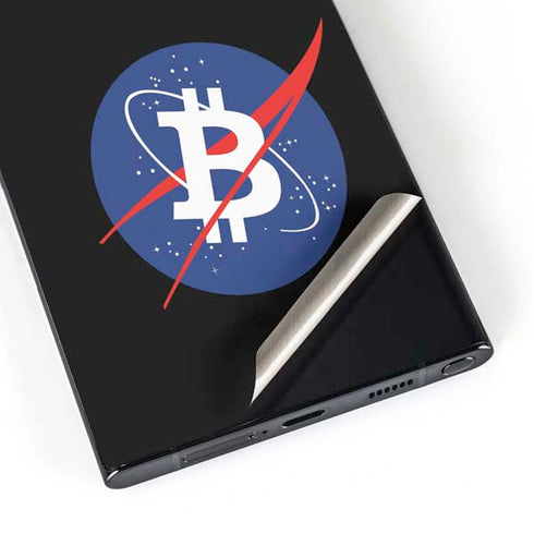 Bitcoin Logo Galaxy S24 Ultra Skin