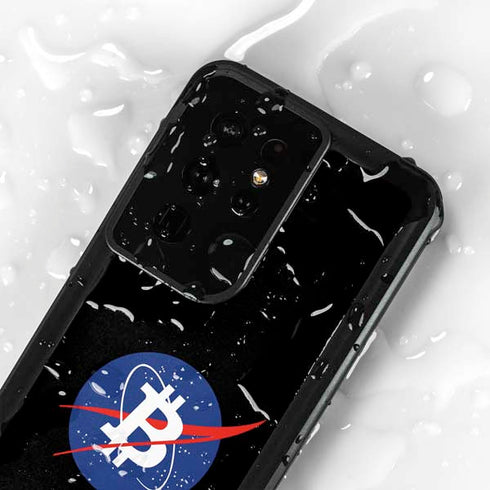 Bitcoin Logo Galaxy S24 Ultra Waterproof Case
