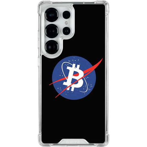 Bitcoin Logo Galaxy S25 Ultra Clear Case