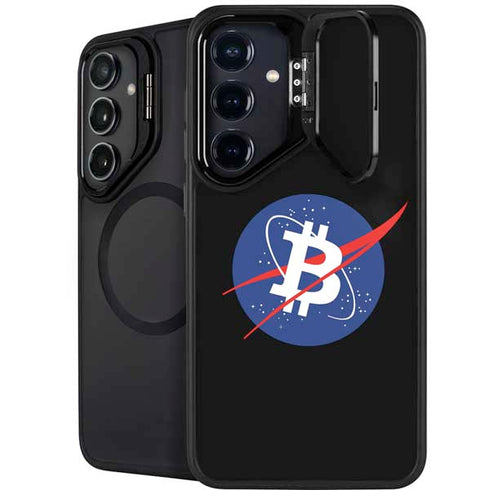 Bitcoin Logo Galaxy S26 Kickstand Case