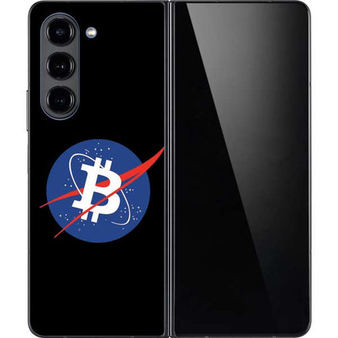 Bitcoin Logo Galaxy Z Fold5 5G Skin