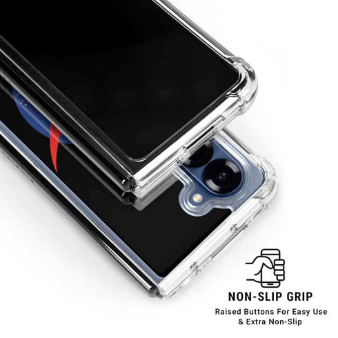 Bitcoin Logo Galaxy Z Fold6 Clear Case