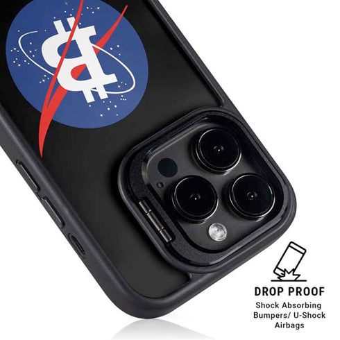 Bitcoin Logo iPhone 14 Pro Max Kickstand Case