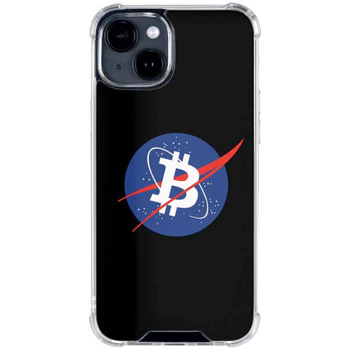 Bitcoin Logo iPhone 15 Clear Case