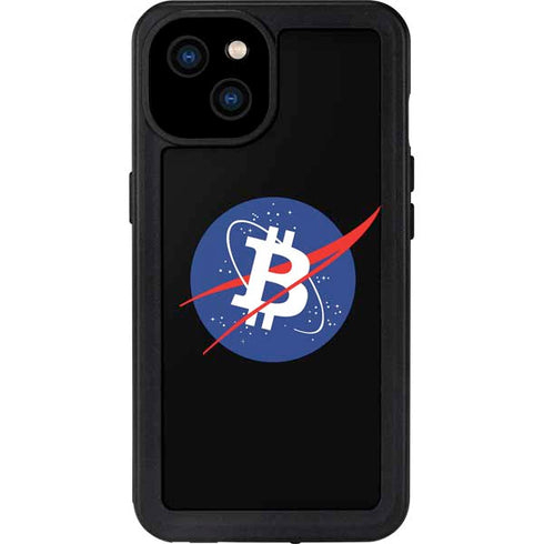 Bitcoin Logo iPhone 15 Plus Waterproof Case