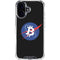 Bitcoin Logo iPhone 16 Plus Clear Case