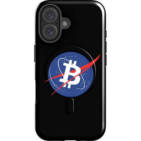 Bitcoin Logo iPhone 16 Plus Magsafe Impact Case