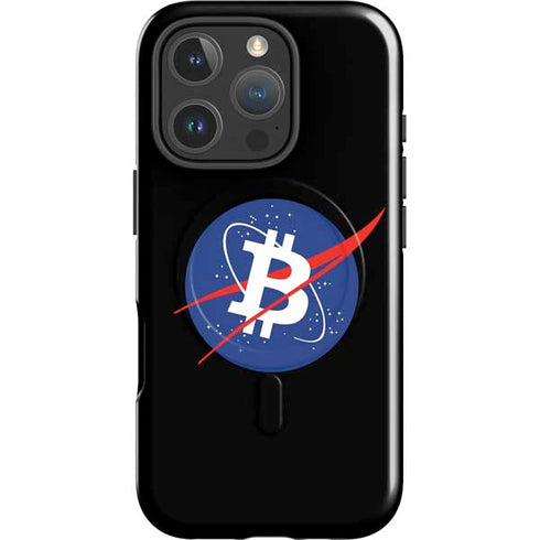 Bitcoin Logo iPhone 16 Pro Magsafe Impact Case