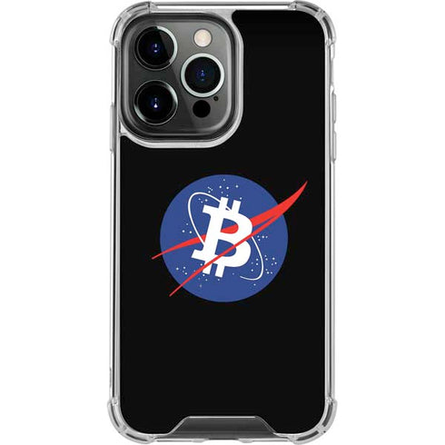 Bitcoin Logo iPhone 16 Pro Max Clear Case
