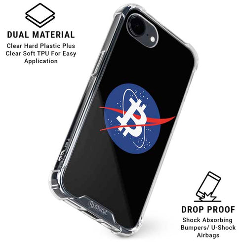 Bitcoin Logo iPhone 16e Clear Case