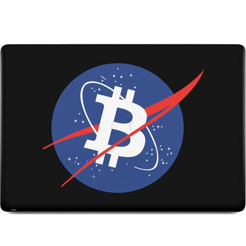 Bitcoin Logo MacBook Skins