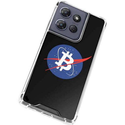 Bitcoin Logo Moto G 5G (2025) Clear Case