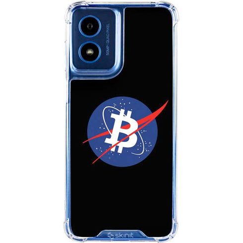 Bitcoin Logo Moto G 5G (2024) Clear Case