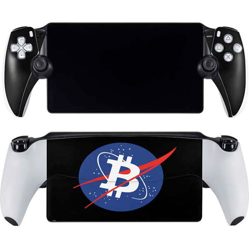 Bitcoin Logo PlayStation Portal Remote Player Skin