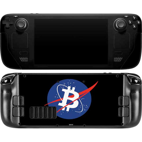 Bitcoin Logo Steam Deck Handheld Gaming Computer OLED Skin