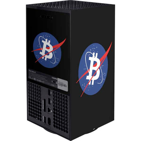 Bitcoin Logo Xbox Series X Bundle Skin