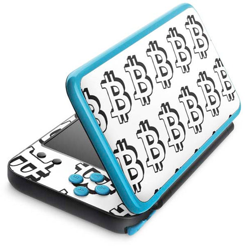 Bitcoin Pattern Nintendo Skins