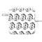 Bitcoin Pattern 85W Power Adapter (15 and 17 inch MacBook Pro Charger) Skin