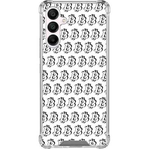 Bitcoin Pattern Galaxy A16 5G Clear Case