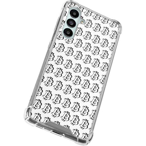 Bitcoin Pattern Galaxy A16 5G Clear Case
