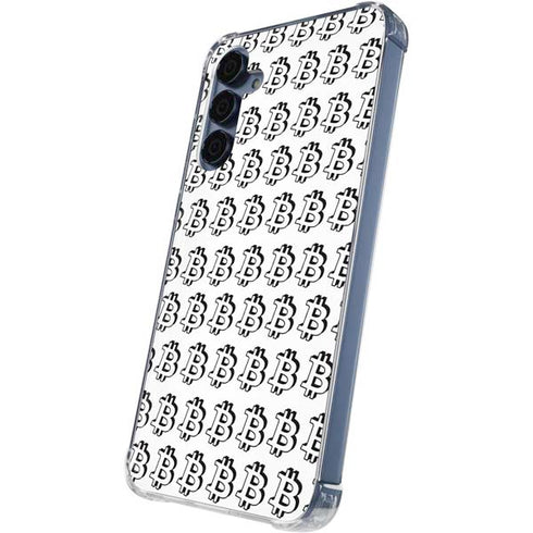 Bitcoin Pattern Galaxy A55 5G Clear Case