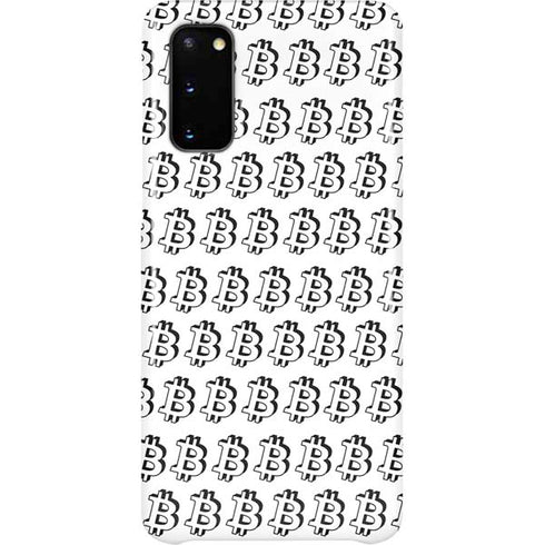 Bitcoin Pattern Galaxy S20 Lite Case