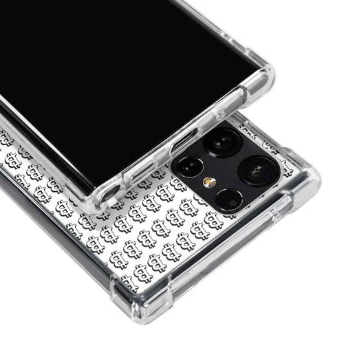 Bitcoin Pattern Galaxy S23 Ultra Clear Case