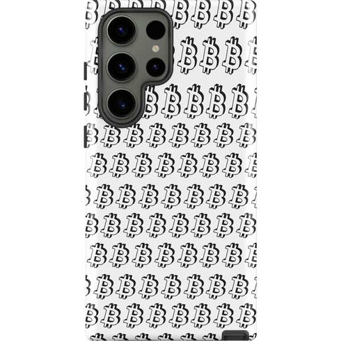 Bitcoin Pattern Galaxy S23 Ultra Pro Case