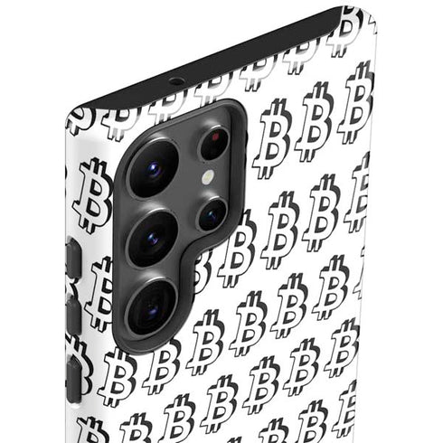 Bitcoin Pattern Galaxy S23 Ultra Pro Case