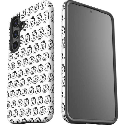 Bitcoin Pattern Galaxy S25 Impact Case