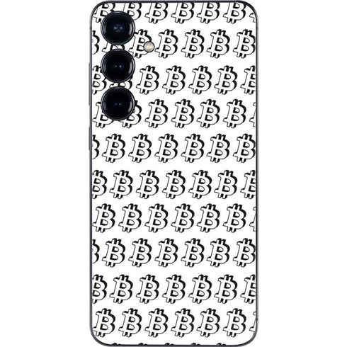 Bitcoin Pattern Galaxy S25 Plus Skin
